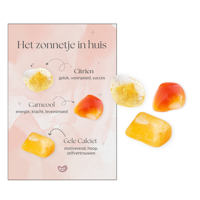 Edelstenen set het zonnetje in huis - DOA