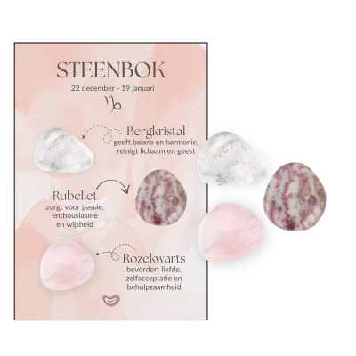 Edelstenen sterrenbeeld zakje steenbok - DOA
