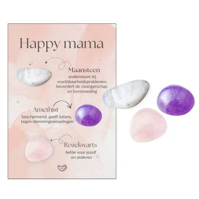 Edelstenen set happy mama - DOA - The Mindfulshop