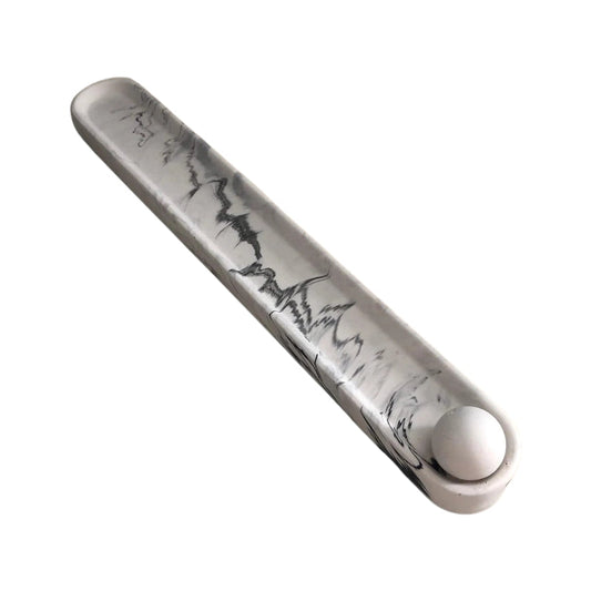 Wierookhouder handgemaakt jesmonite - grey marmer