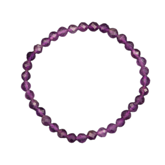 Edelsteen kinderarmband amethist facet - DOA