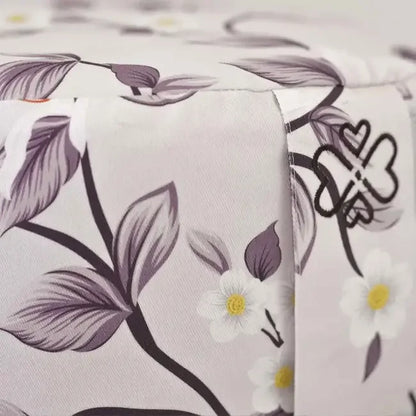 Meditatiekussen rond print - Love Generation - field flowers - The Mindfulshop