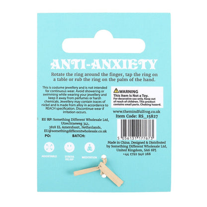 Anxiety fidget ring tegen spanning en stress