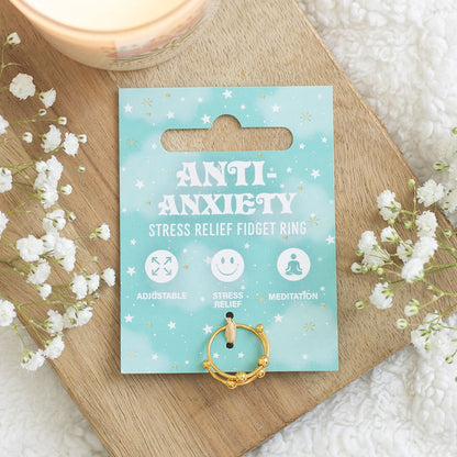 Anxiety fidget ring tegen spanning en stress