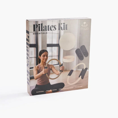 Pilates Kit Essentials met ring, bal en weerstandsband voor thuis oefenen en mindful bewegen