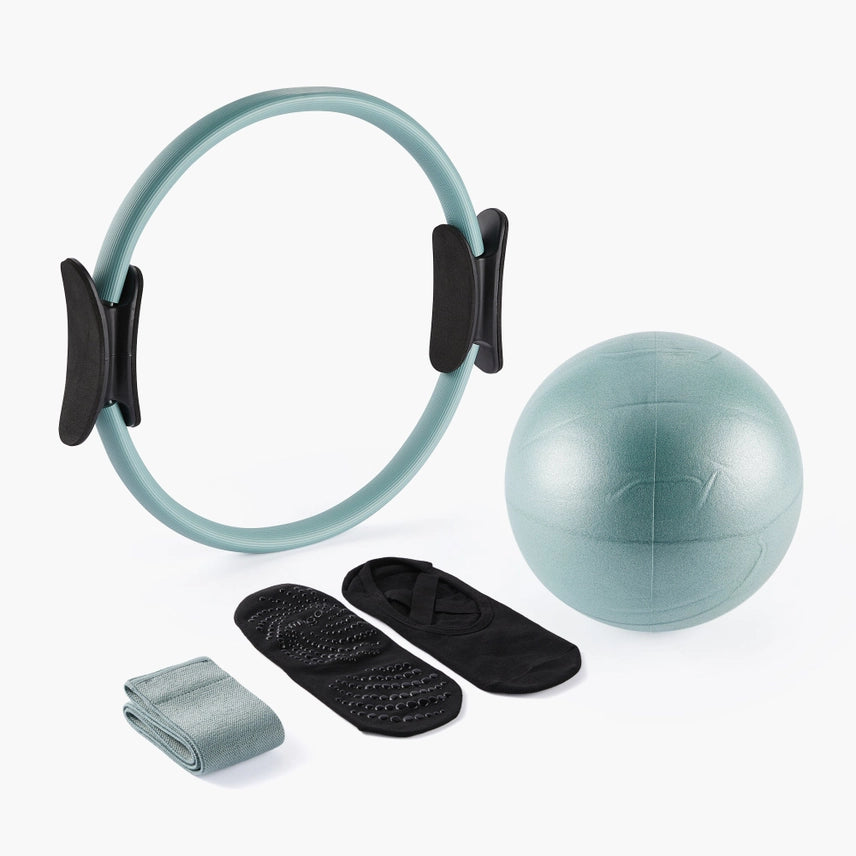 Pilates all-in-one kit - 4 delige set - Myga - Teal
