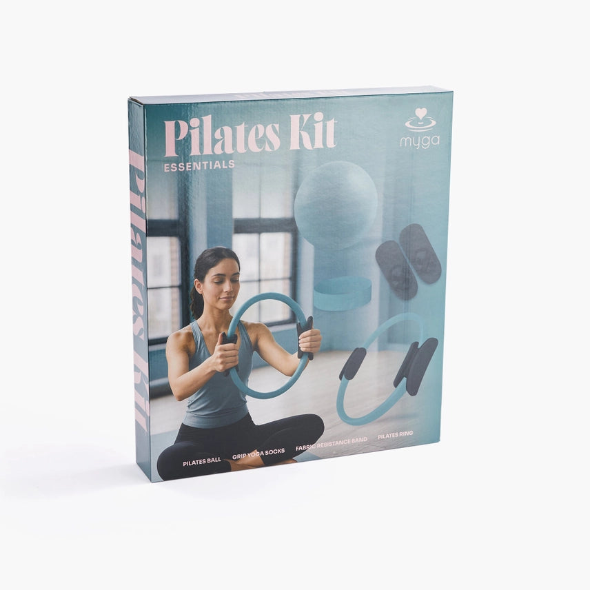 Pilates all-in-one kit - 4 delige set - Myga - Teal
