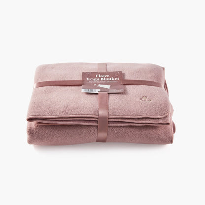 Yogadeken fleece ultra zacht - Myga - oudroze