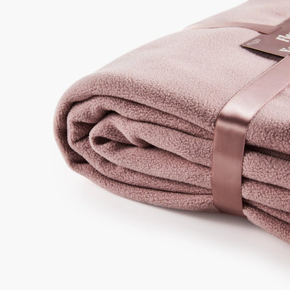Yogadeken fleece ultra zacht - Myga - oudroze