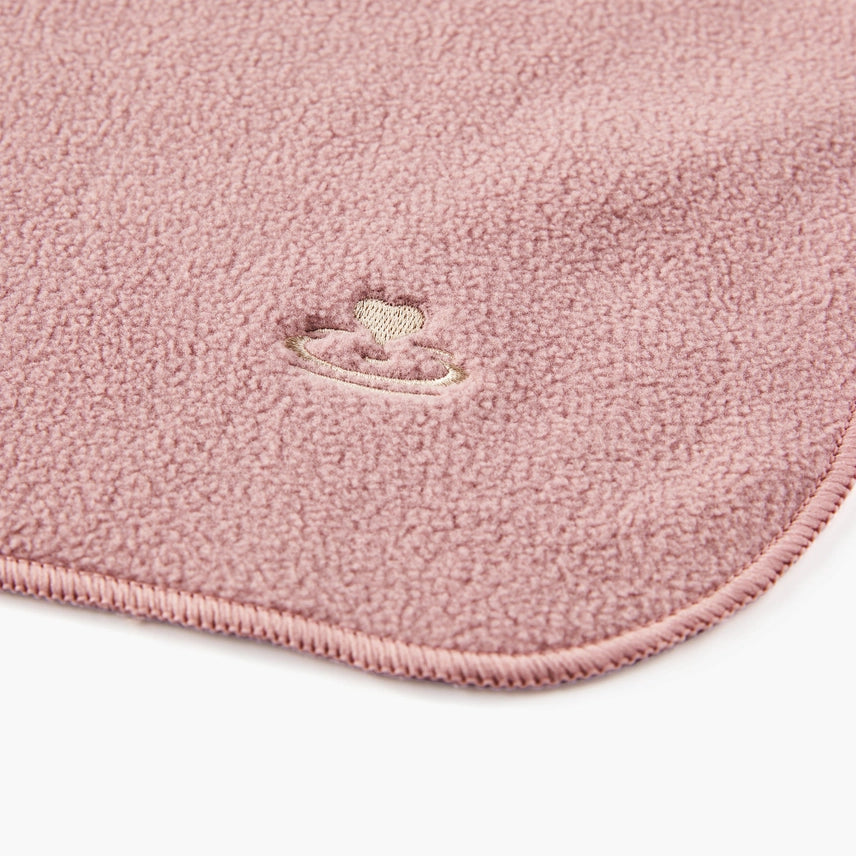Yogadeken fleece ultra zacht - Myga - oudroze
