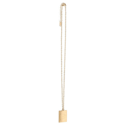 Tarot ketting op wenskaart - The sun - goud