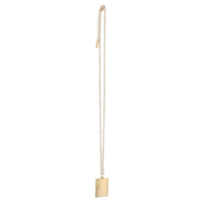 Tarot ketting op wenskaart - The moon - goud