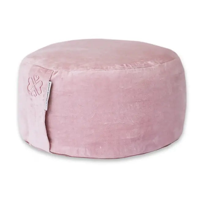 Meditatiekussen rond velvet - Love Generation - oud roze