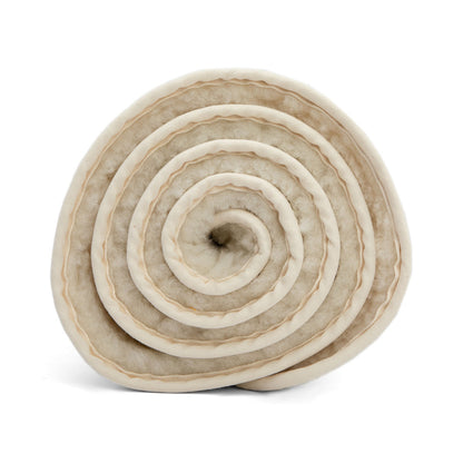 Wollen yogamat scheerwol premium omgezoomd extra groot - 200 x 75 cm - Bodhi Vishnu - naturel